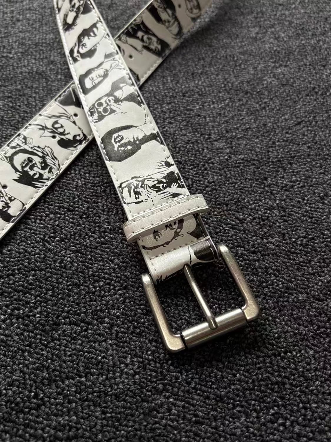Vintage artist white belt  상품이미지4