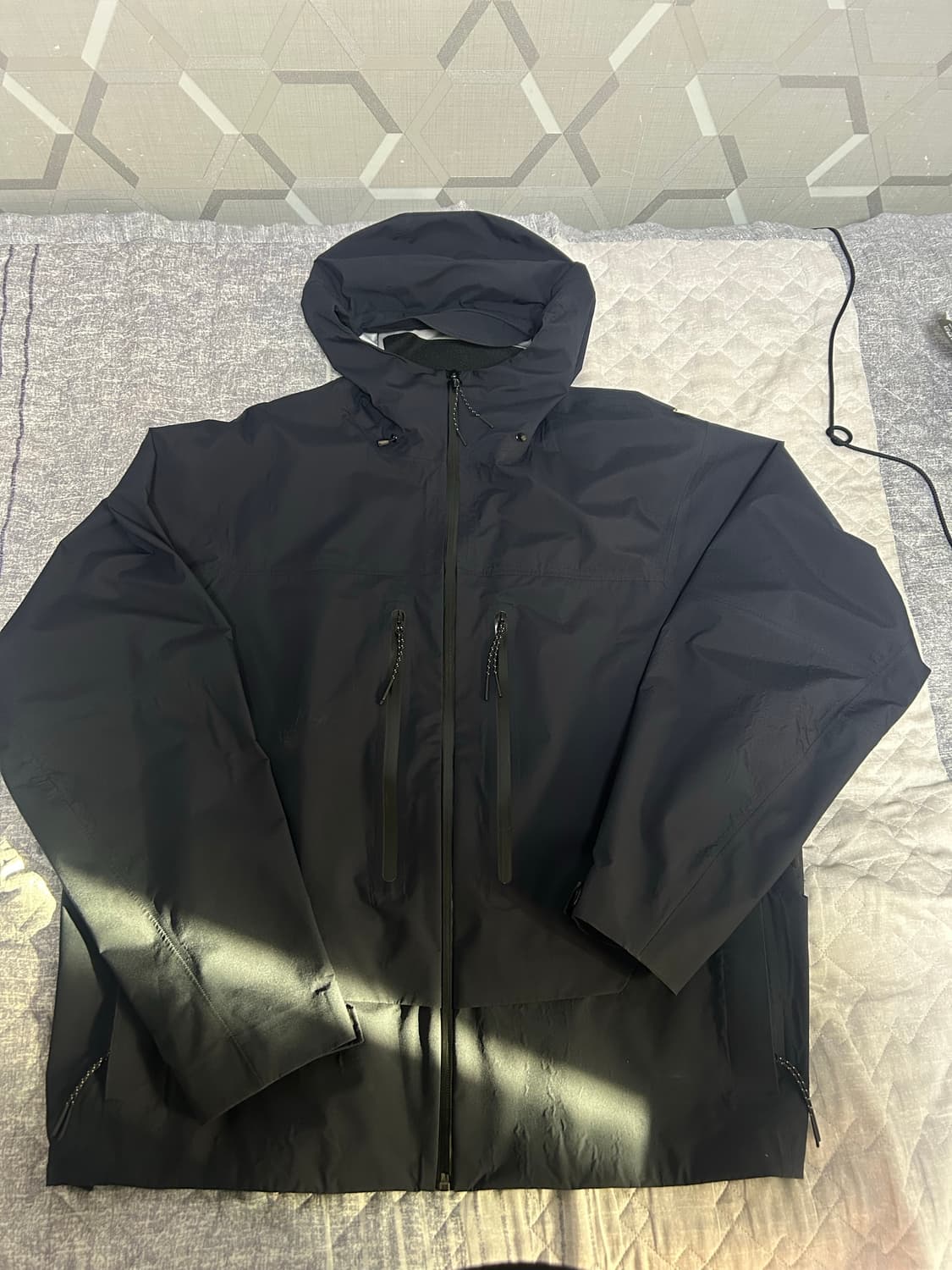 xl)페치선데이 3layer hood jacket 바람막이 상품이미지3