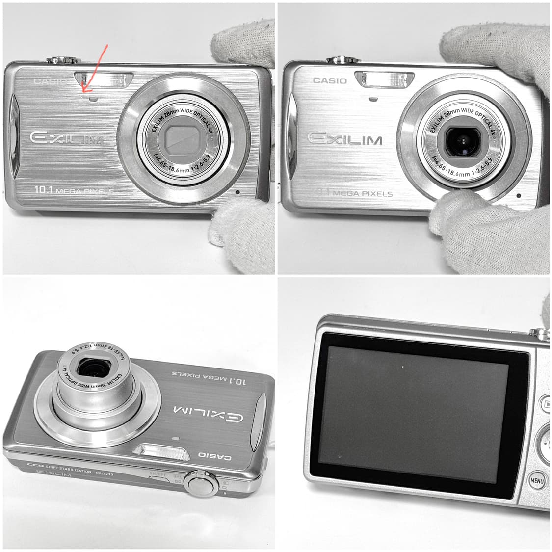 카시오 엑슬림 Z270 실버 빈티지디카 상품이미지3