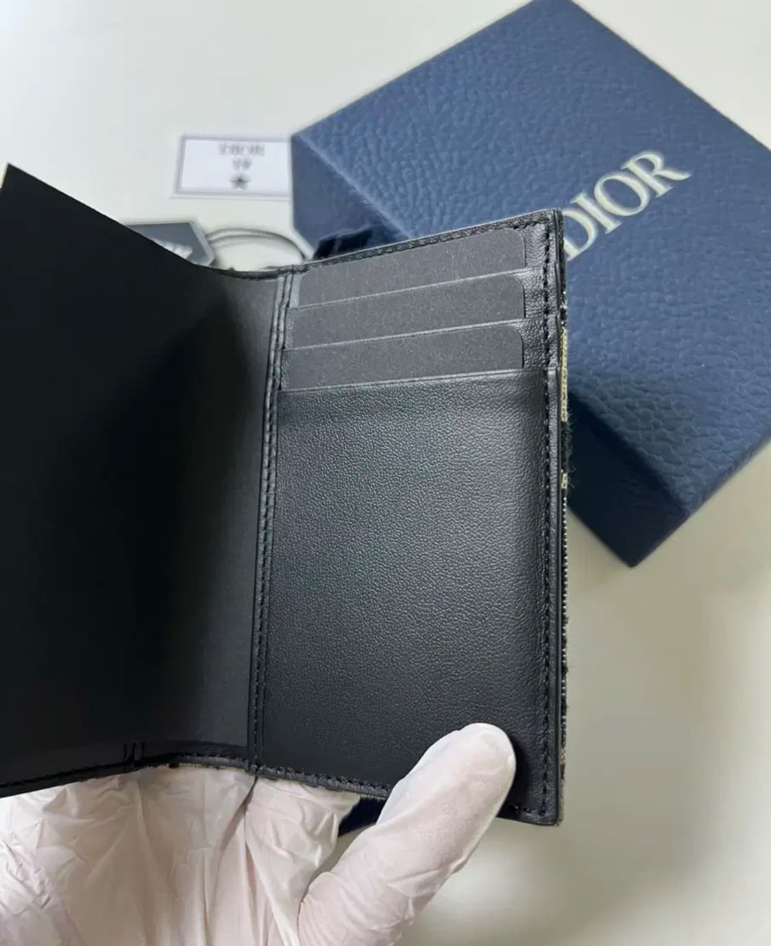 [정품] 신형 새상품 / 디올 오블리크 오거나이저 카드지갑 베이지 상품이미지6