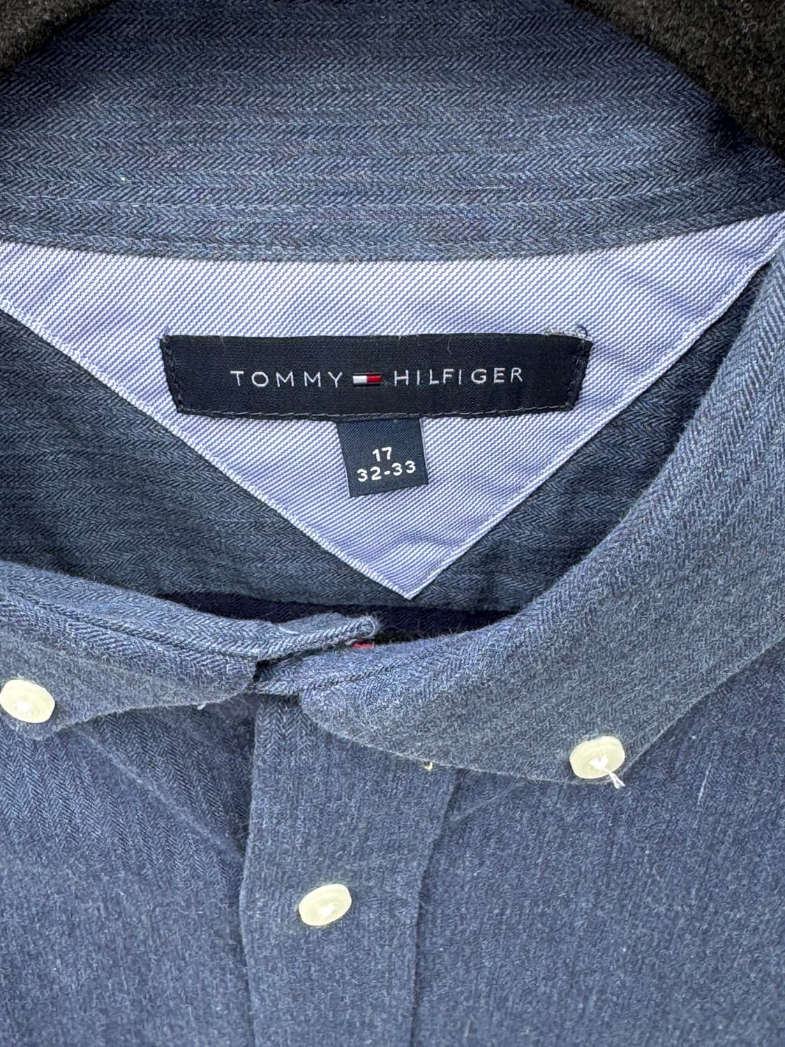 Tommy Holfiger Solid Shirt (Navy) 상품이미지5