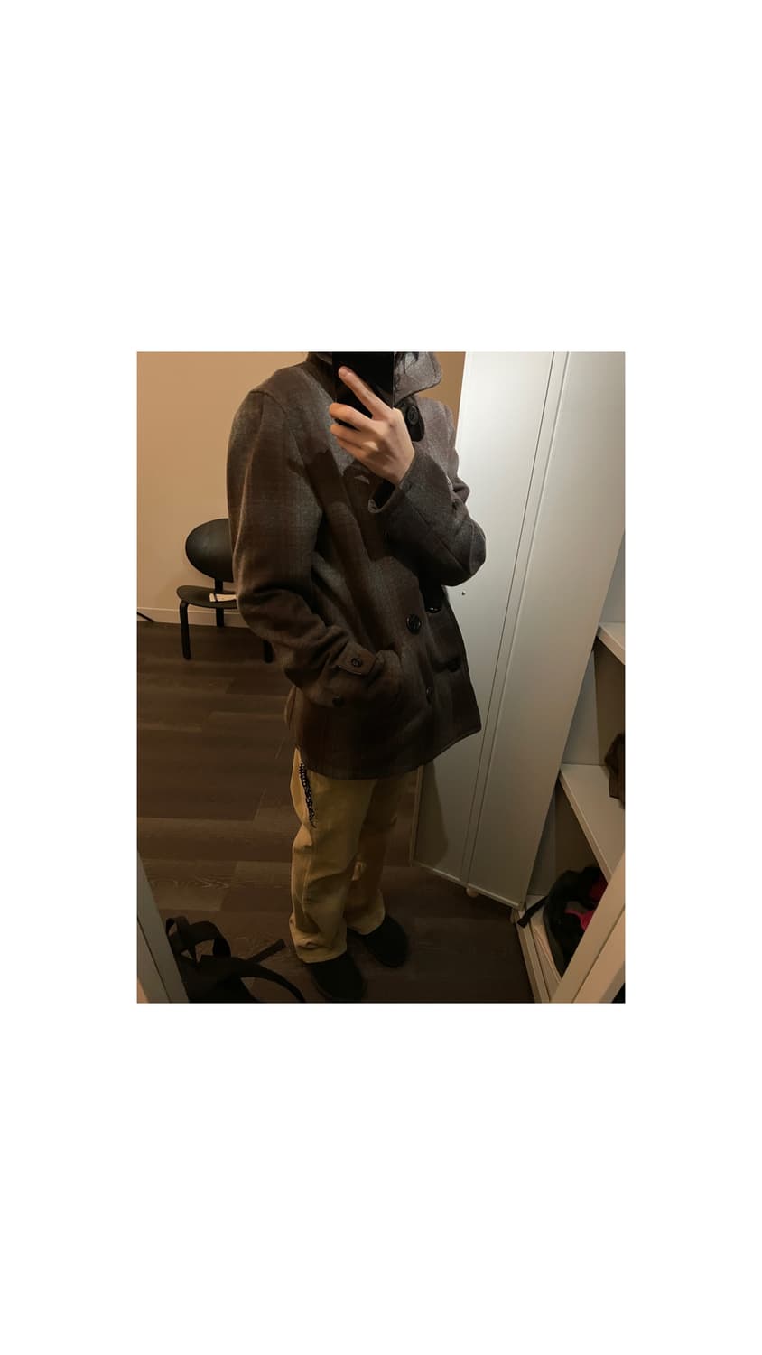 Rageblue check coat jacket 상품이미지4