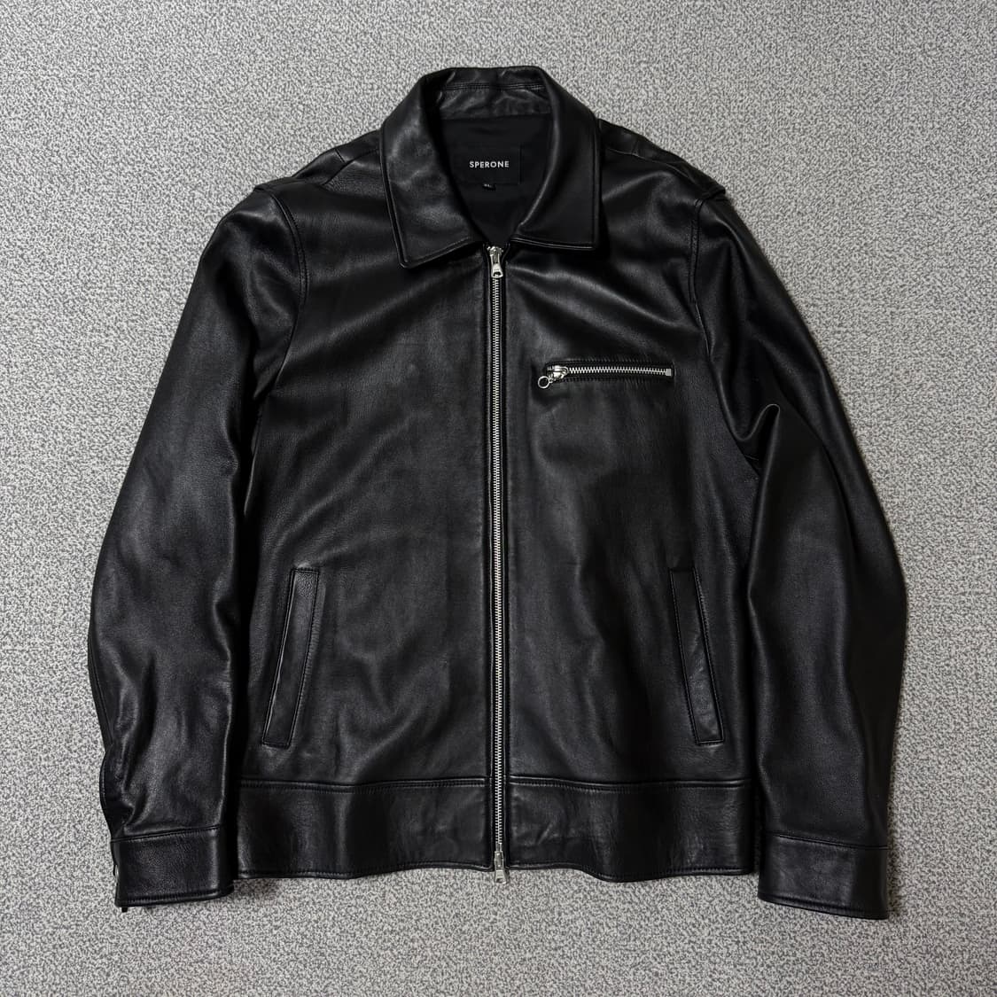 [정가 20만원] 스페로네 양가죽 레더 자켓 XL 상품이미지4
