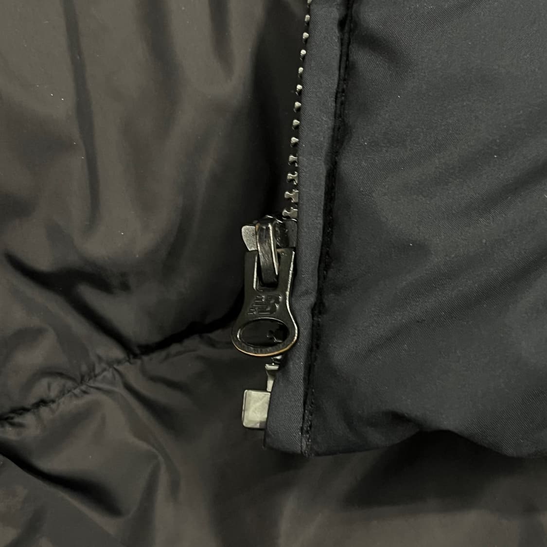 [정품/100] 뉴발란스 블랙 후드 패딩 자켓 b14 상품이미지7