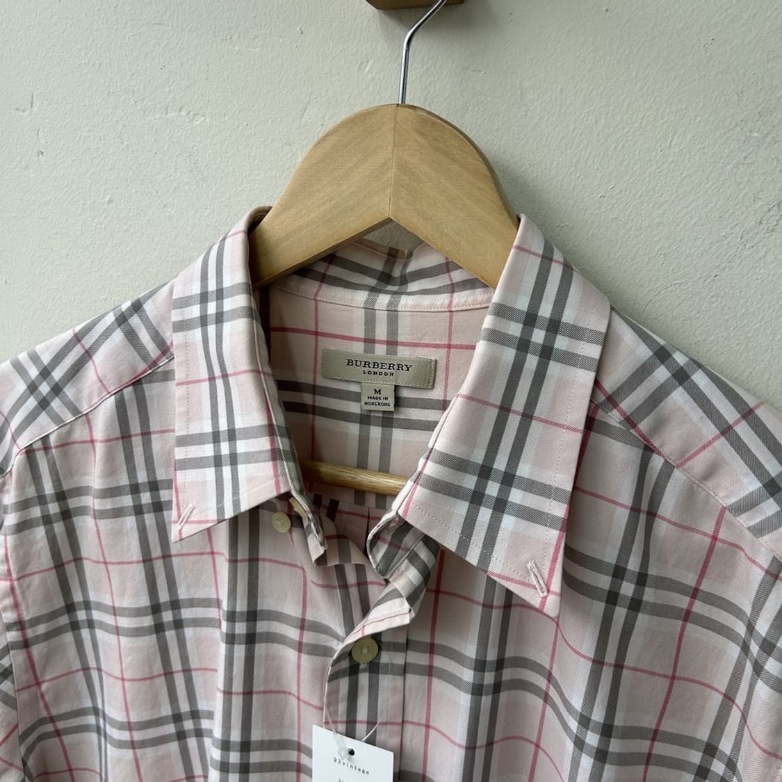 15978 - 버버리 핑크 체크 셔츠 상품이미지3