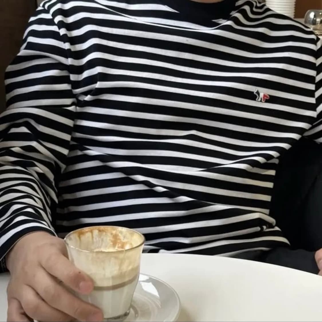 🔥[무료배송/정품]🔥 메종키츠네 스트라이프 롱슬리브 상품이미지3