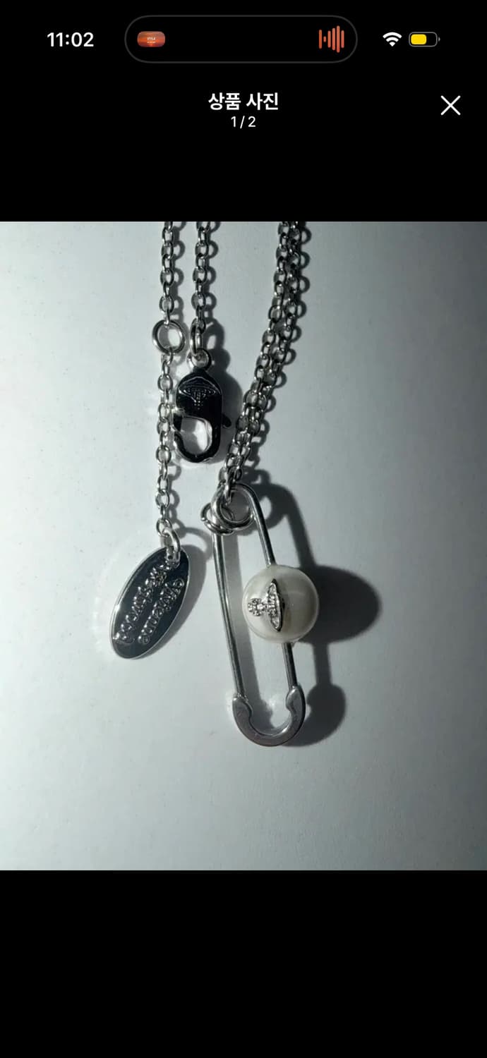 비비안웨스트우드 목걸이 단품/당일배송 상품이미지1