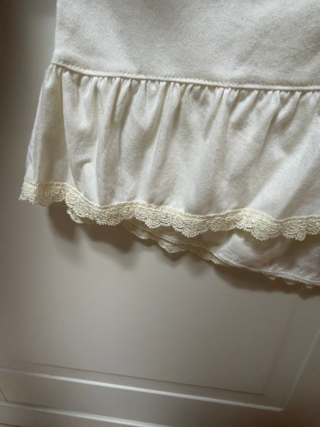 빈티지 레이스 프릴 블라우스 롱슬리브 상품이미지4