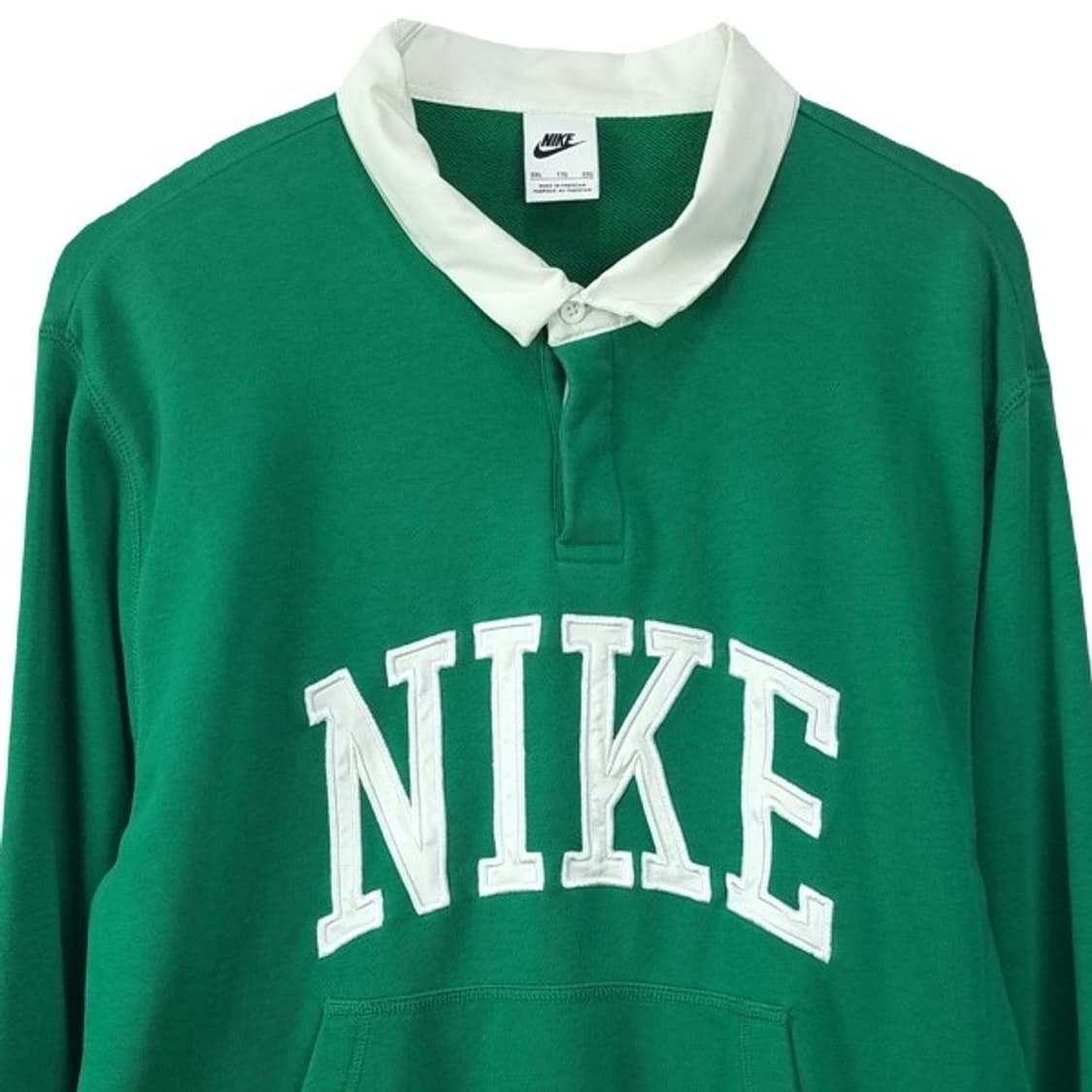 [나이키] 빅로고 카라 맨투맨 그린 M20001 상품이미지4