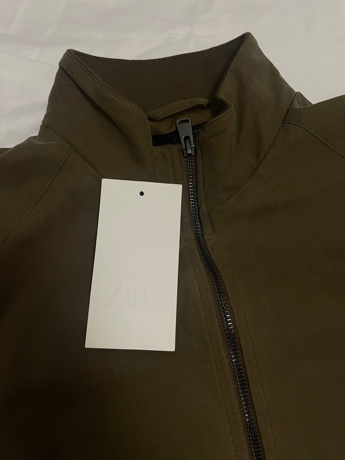 ZARA 해링턴 바라쿠다 자켓 블루종 점퍼 브라운 상품이미지5