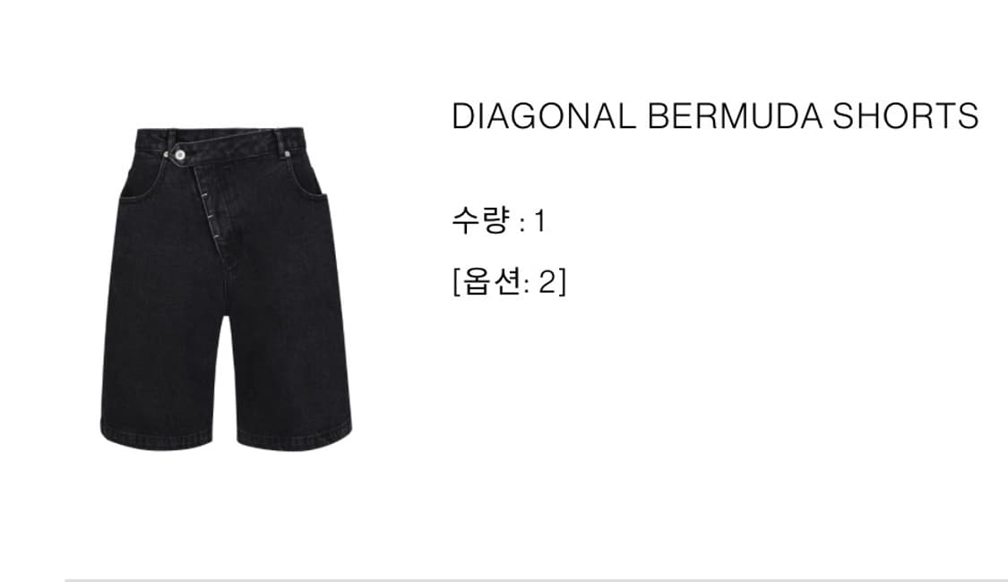 LYJEL SERVICE  DIAGONAL BERMUDA SHORTS 상품이미지4