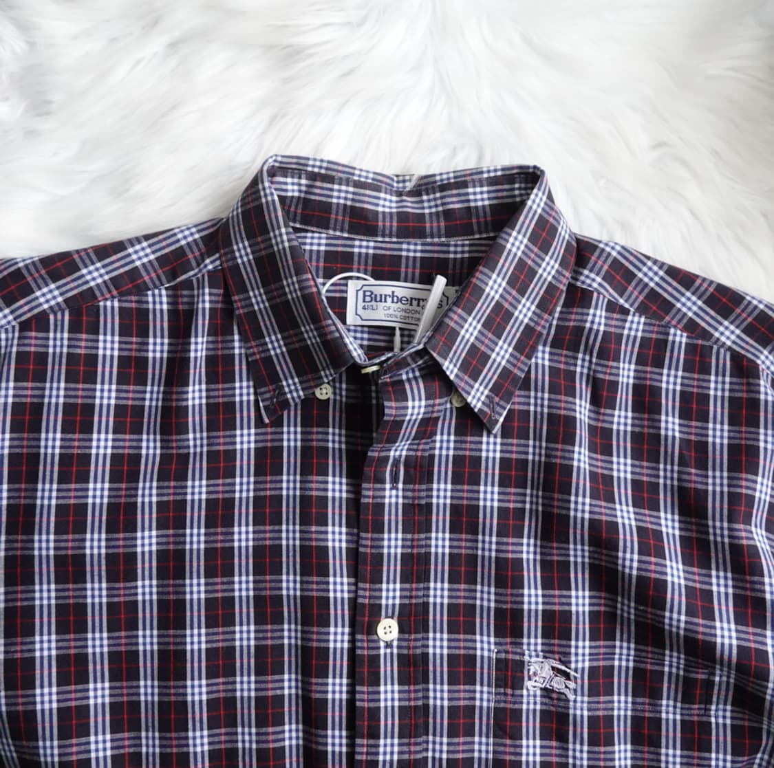 버버리 빈티지 체크 셔츠 (Burberrys of London) 1943 상품이미지3