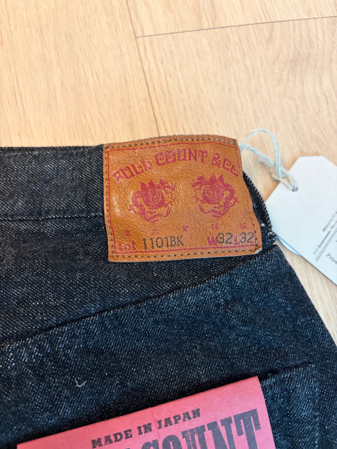 풀카운트 1101bk 32/32 새상품 상품이미지2