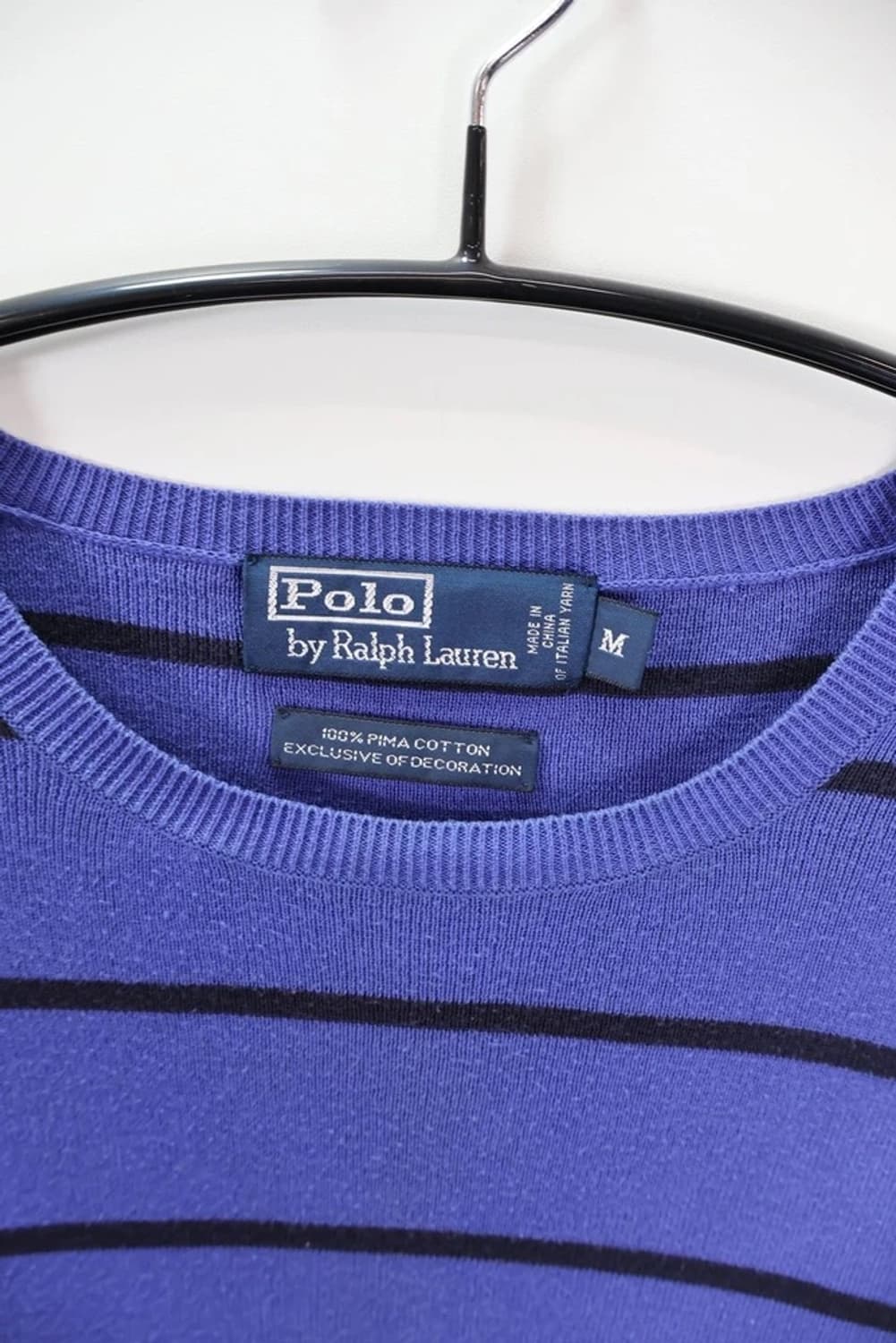 폴로랄프로렌 스트라이프 블루 니트 상품이미지5