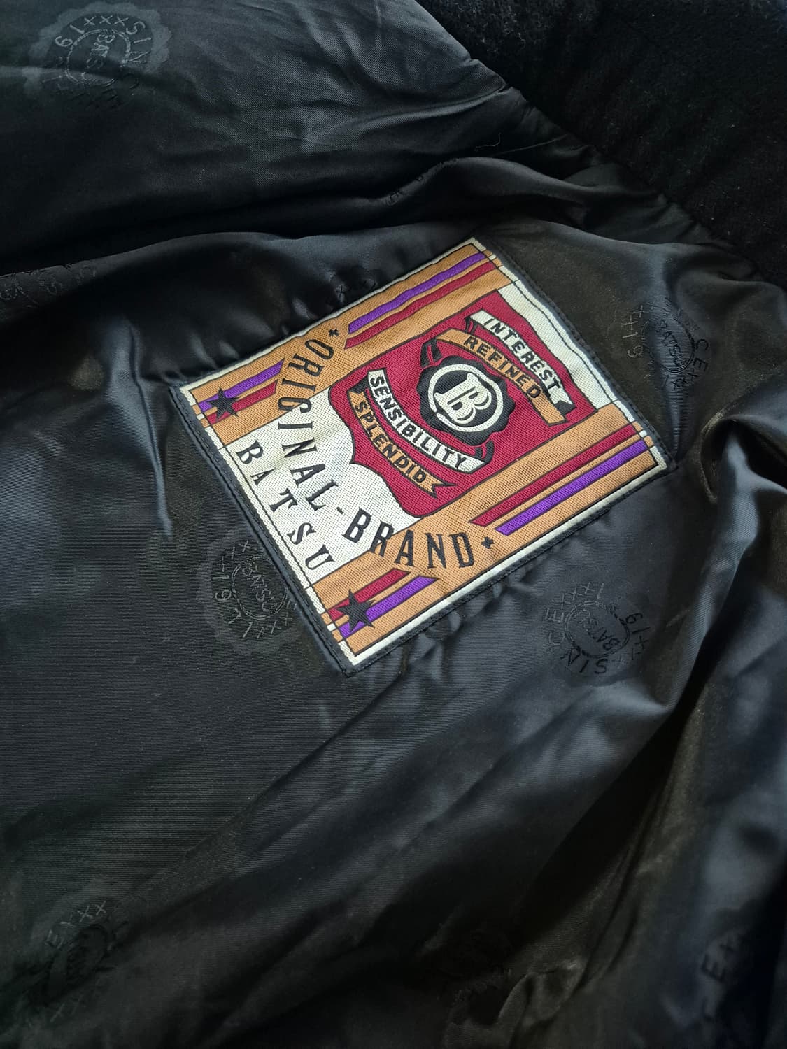 MEN'S BA-TSU 80's 울,레더 바시티 점퍼 상품이미지4