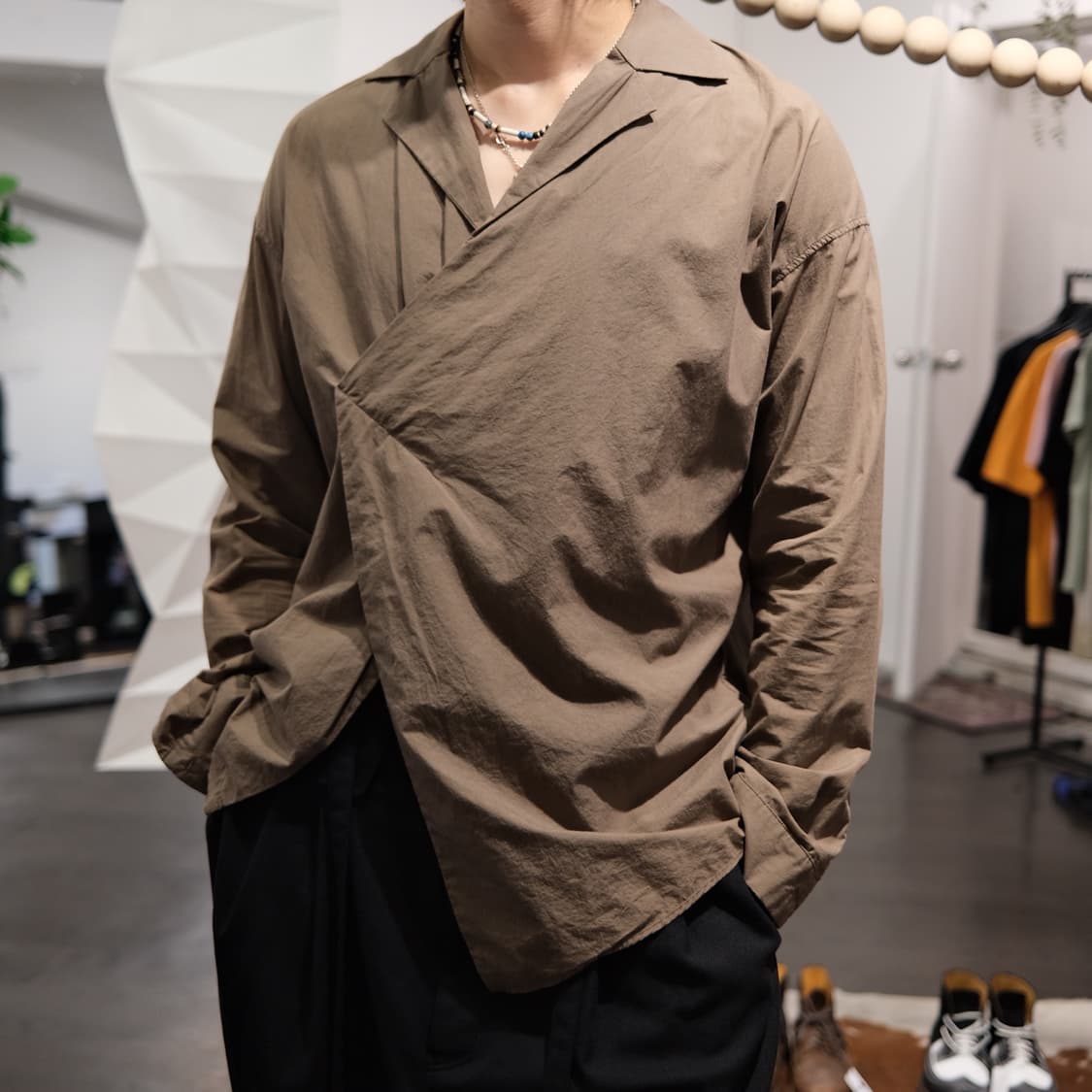 베드 J.w 포드 비대칭 셔츠 상품이미지4