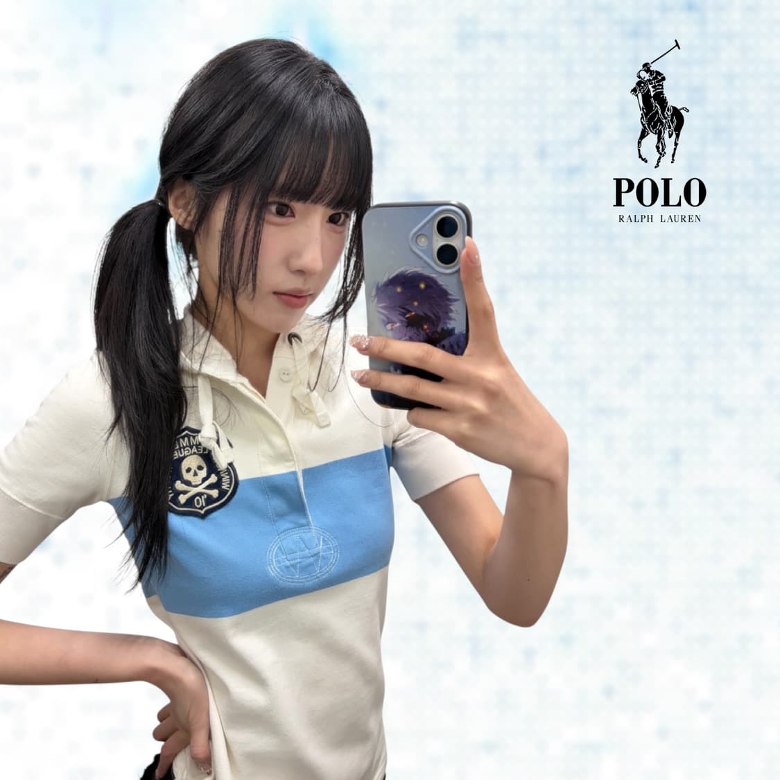 럭비 랄프로렌 반팔 후드티 상품이미지1