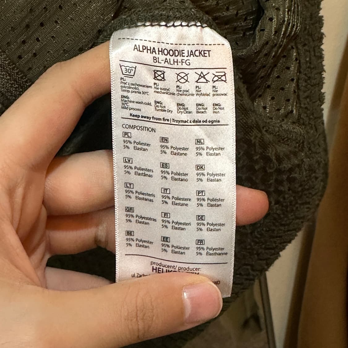 헬리콘텍스 알파 후디 자켓  상품이미지6