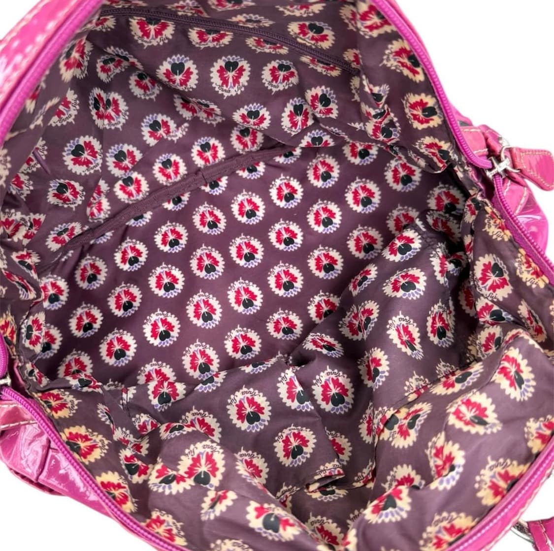 안나수이 퍼플 에나멜 토트백 (키링 미포함) 상품이미지4