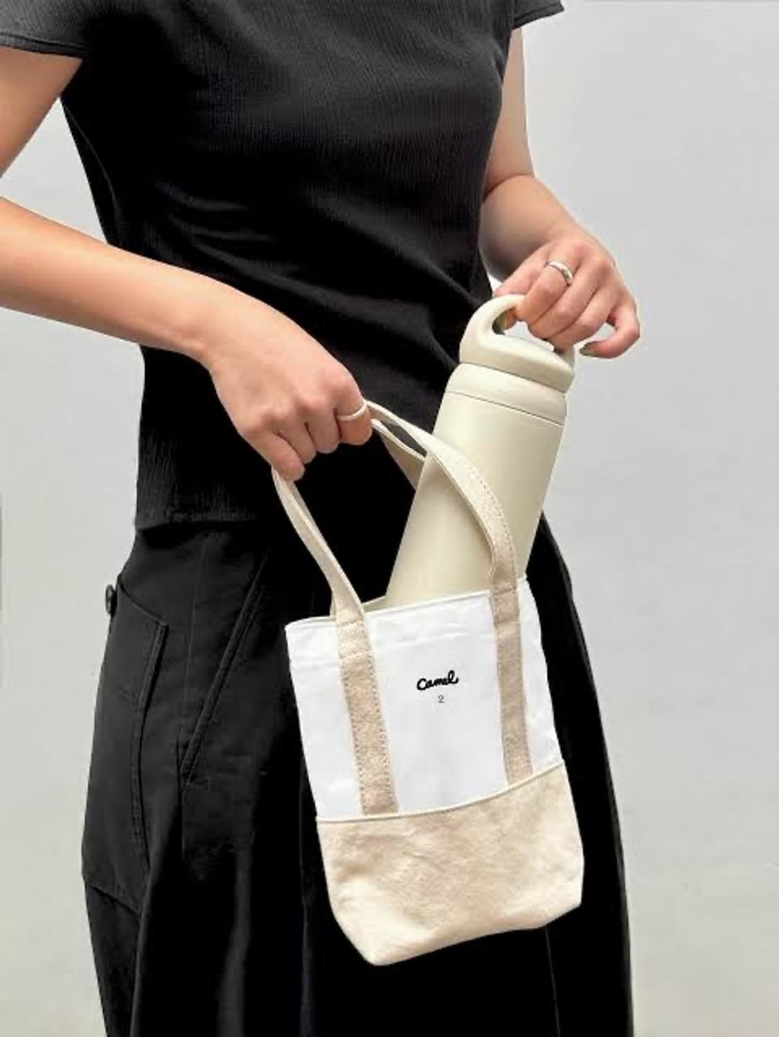 카멜커피 미니 토트백 텀블러 상품이미지3