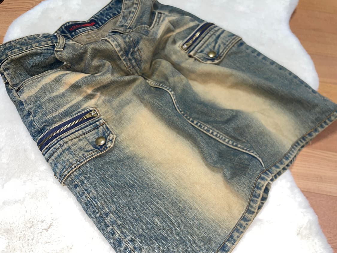 Vitage denim midi skirt 상품이미지2