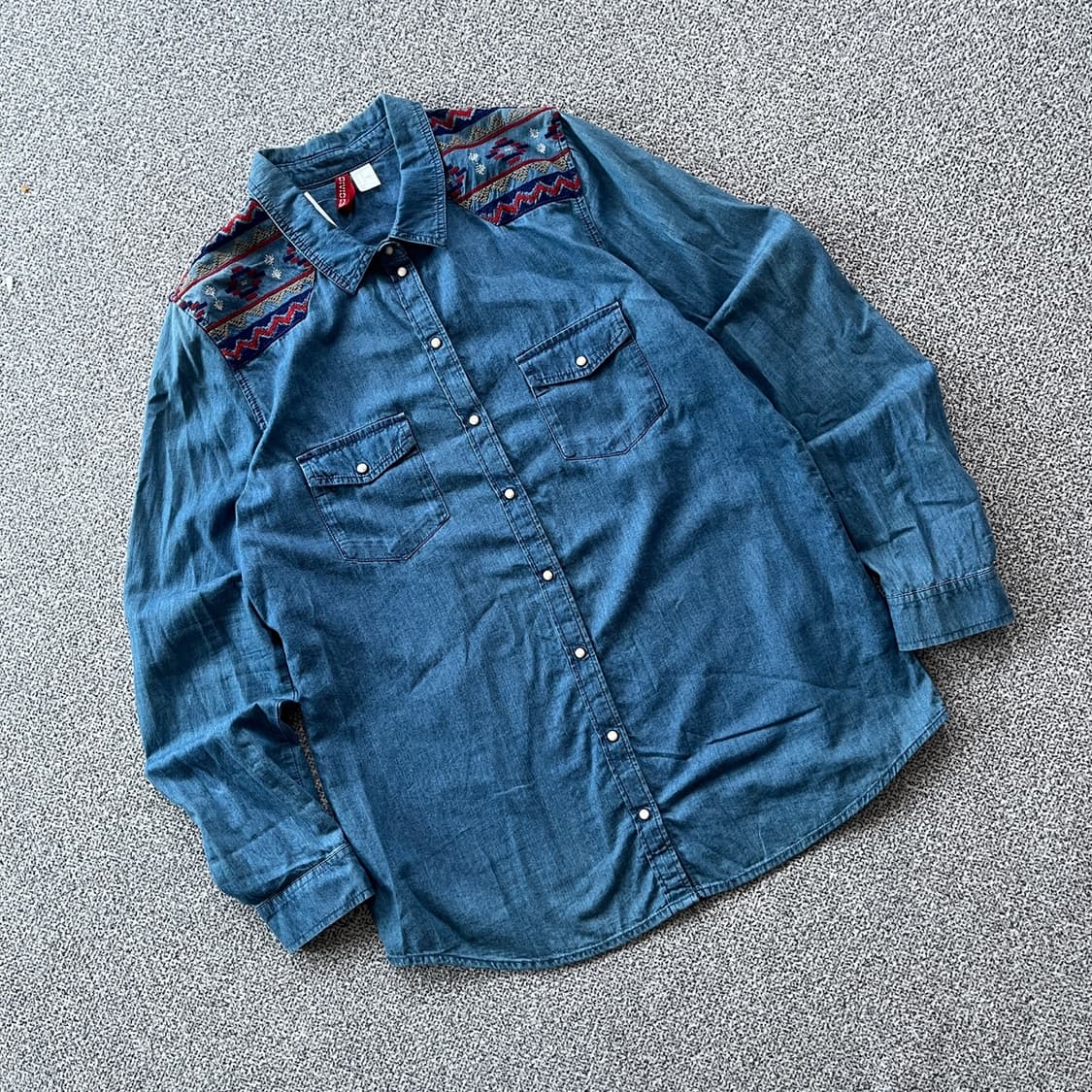 H&M Divided 데님 셔츠 상품이미지1