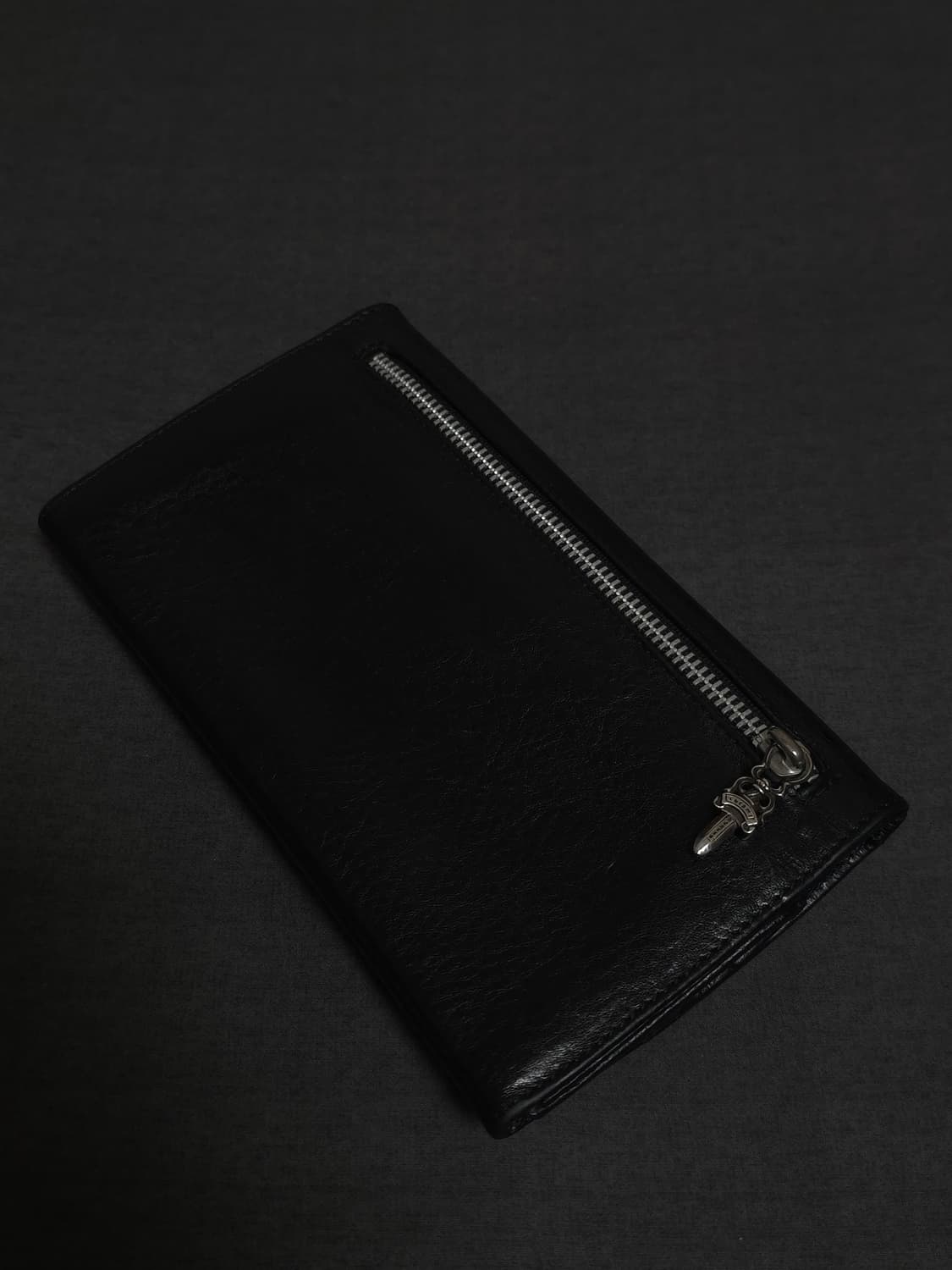 [OS] 크롬하츠 크로스버튼 헤비레더 장지갑 블랙 상품이미지3