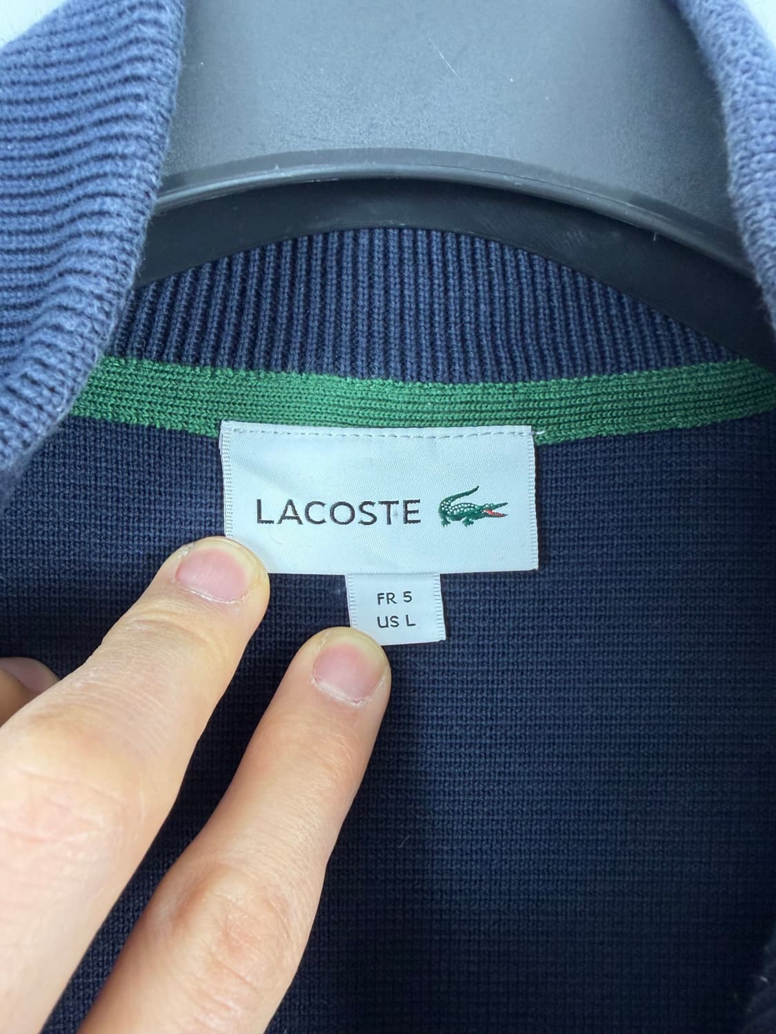a204) 라코스테 니트집업 상품이미지3