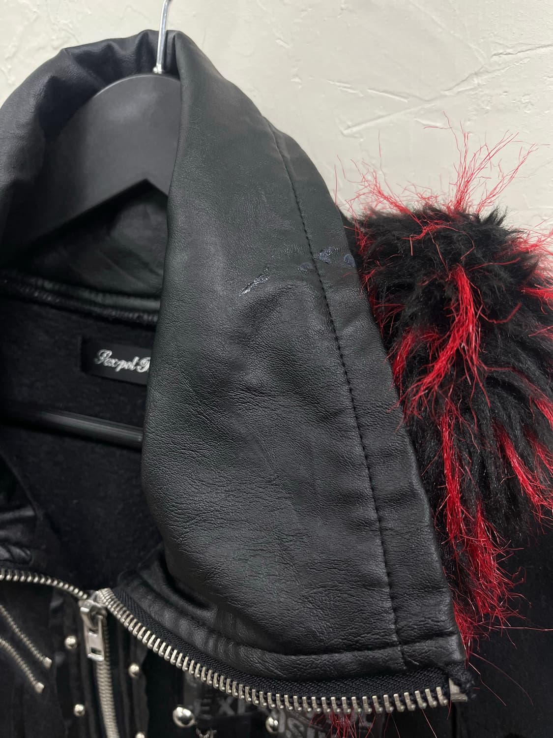 Sexpotrevenge 00s trimming fur punk hood 상품이미지8