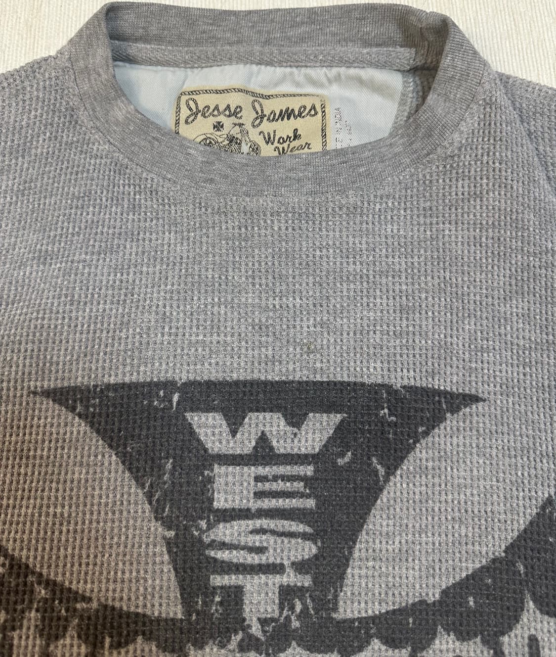 (L)90s og 웨스트 코스트 챠퍼스 써멀니트 그레이 상품이미지4