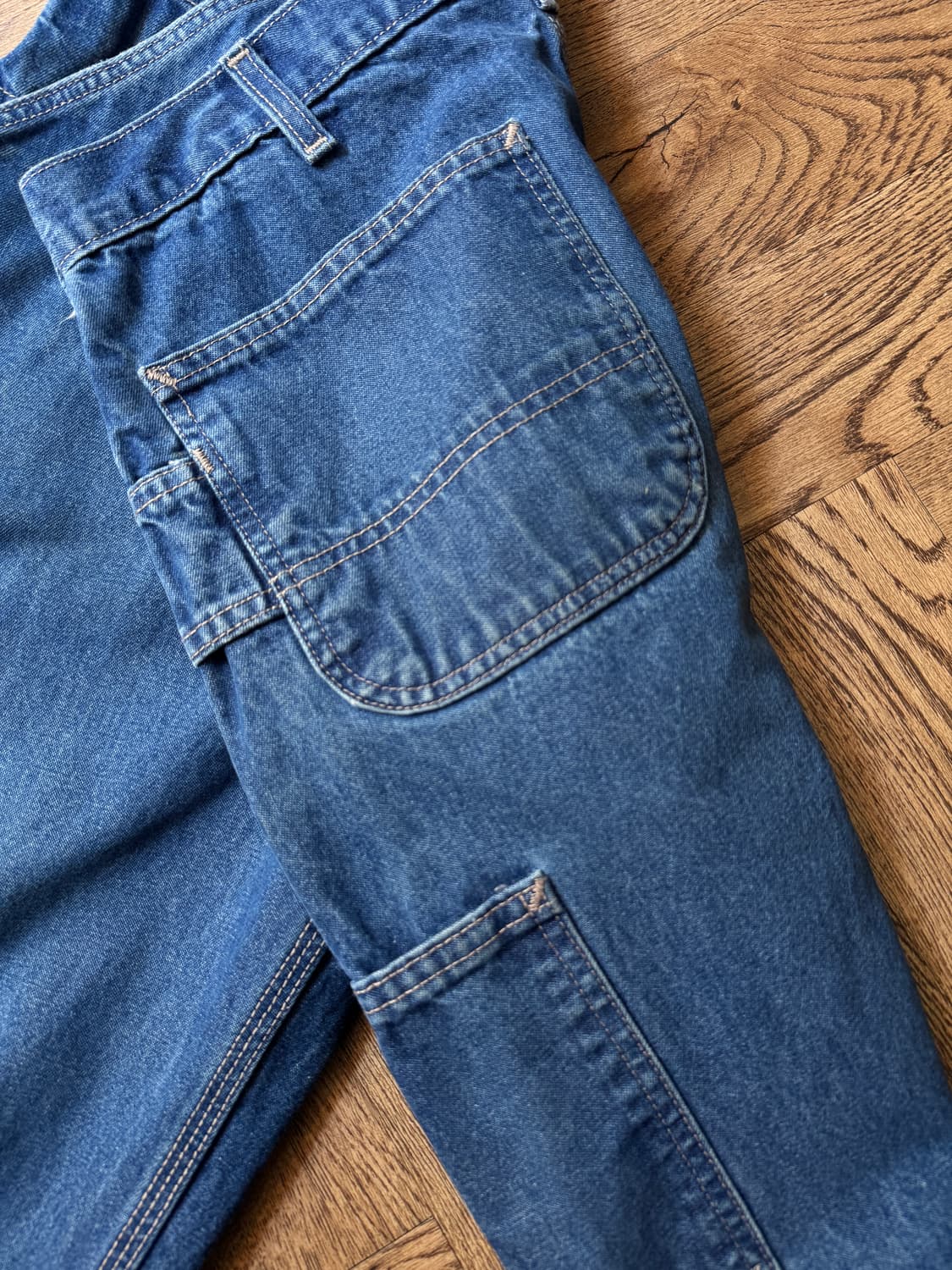 [34]칼하트FR USA 미디엄블루 싱글니 카펜터 워크 데님 팬츠 상품이미지6