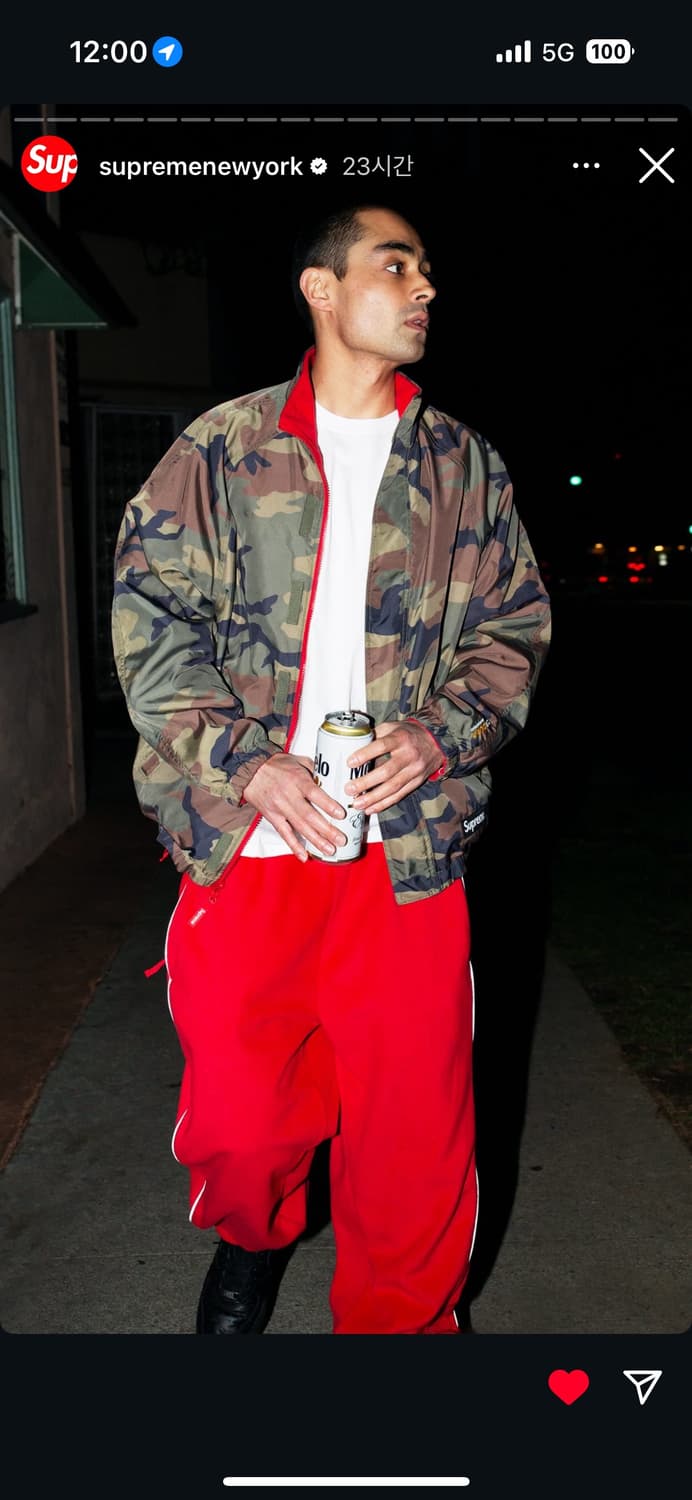 슈프림 폴라텍 리버시블 트랙 자켓 XL 새상품 상품이미지3