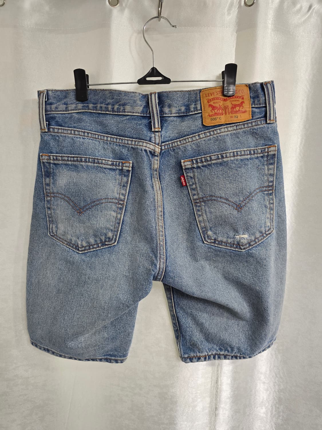 리바이스 505 데미지 워싱 반바지 (1590) 상품이미지2