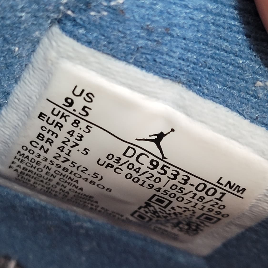 Nike 나이키 에어 조던 4 레트로 오프 느와르 상품이미지5