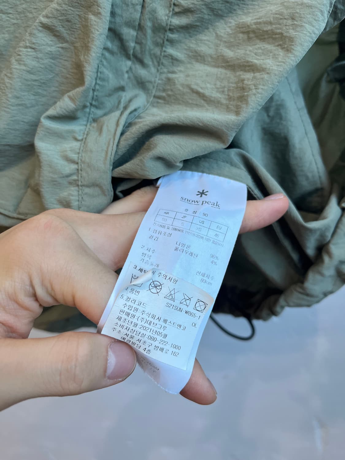 스노우피크 반팔 아노락 하프 아노락 상품이미지7