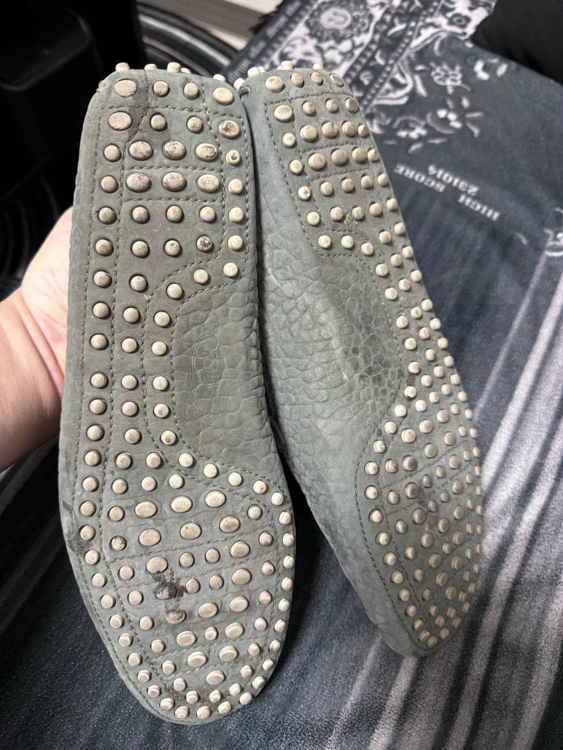 TODS 토즈 스웨이드 드라이빙 슈즈 로퍼 . 상품이미지6