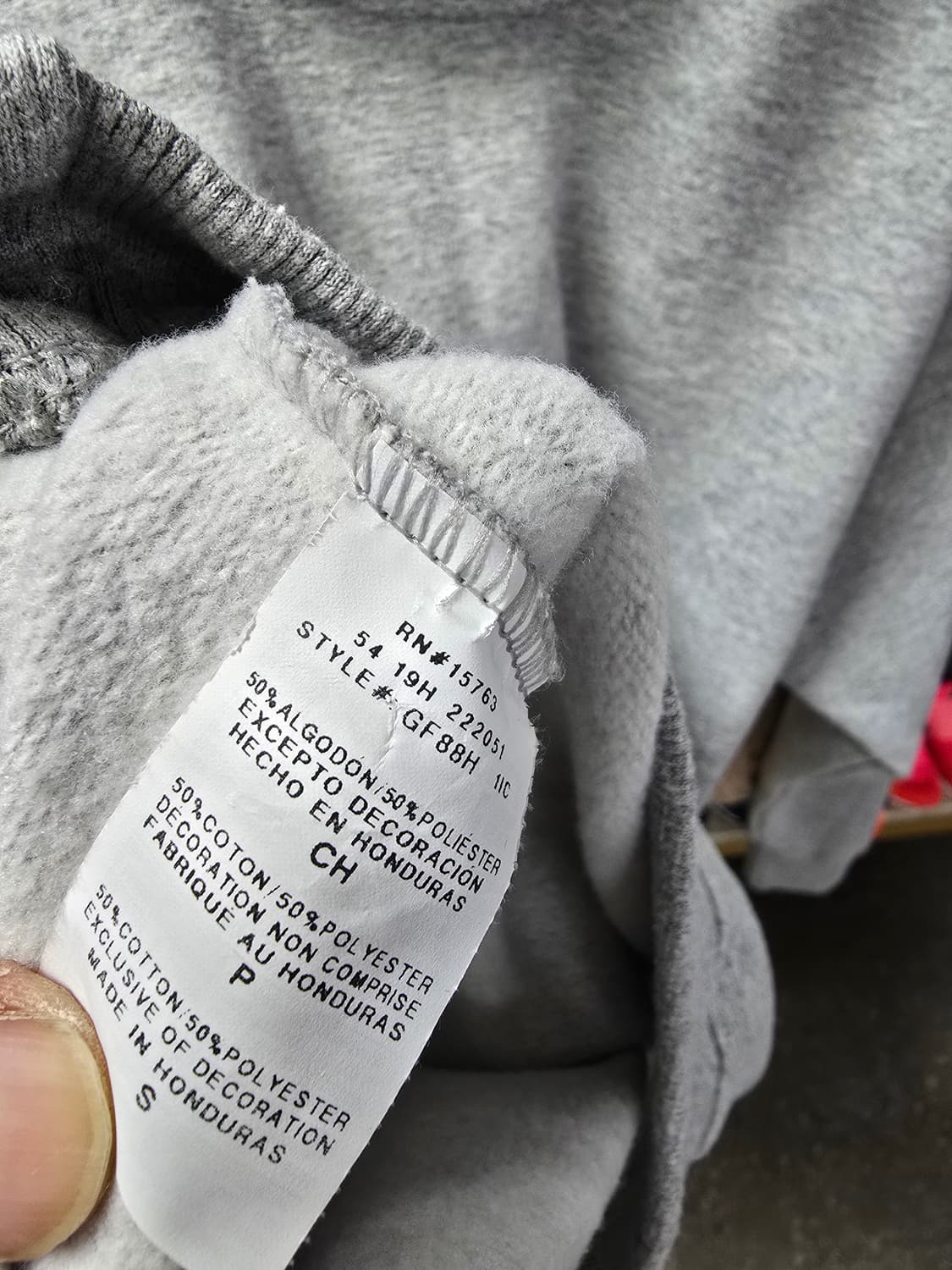 챔피온 회색 로고 맨투맨 (1313) 상품이미지4