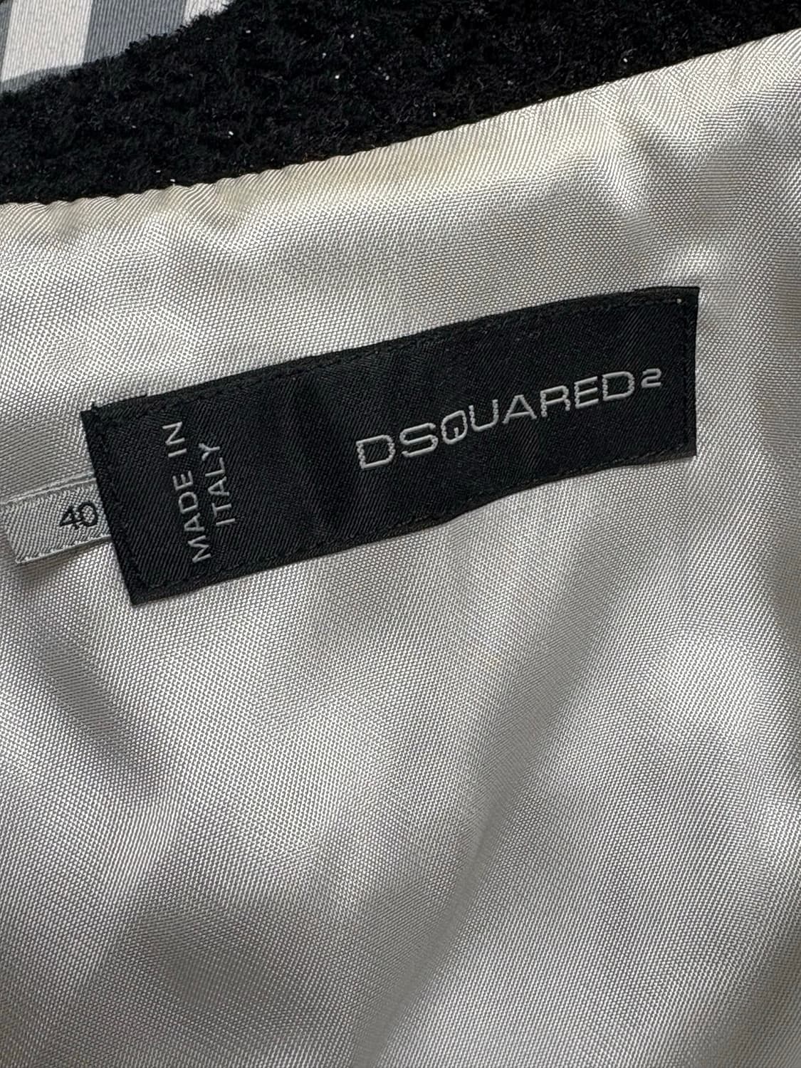 Dsquared2 디스퀘어드2 트위드 비대칭 크롭 자켓 상품이미지10