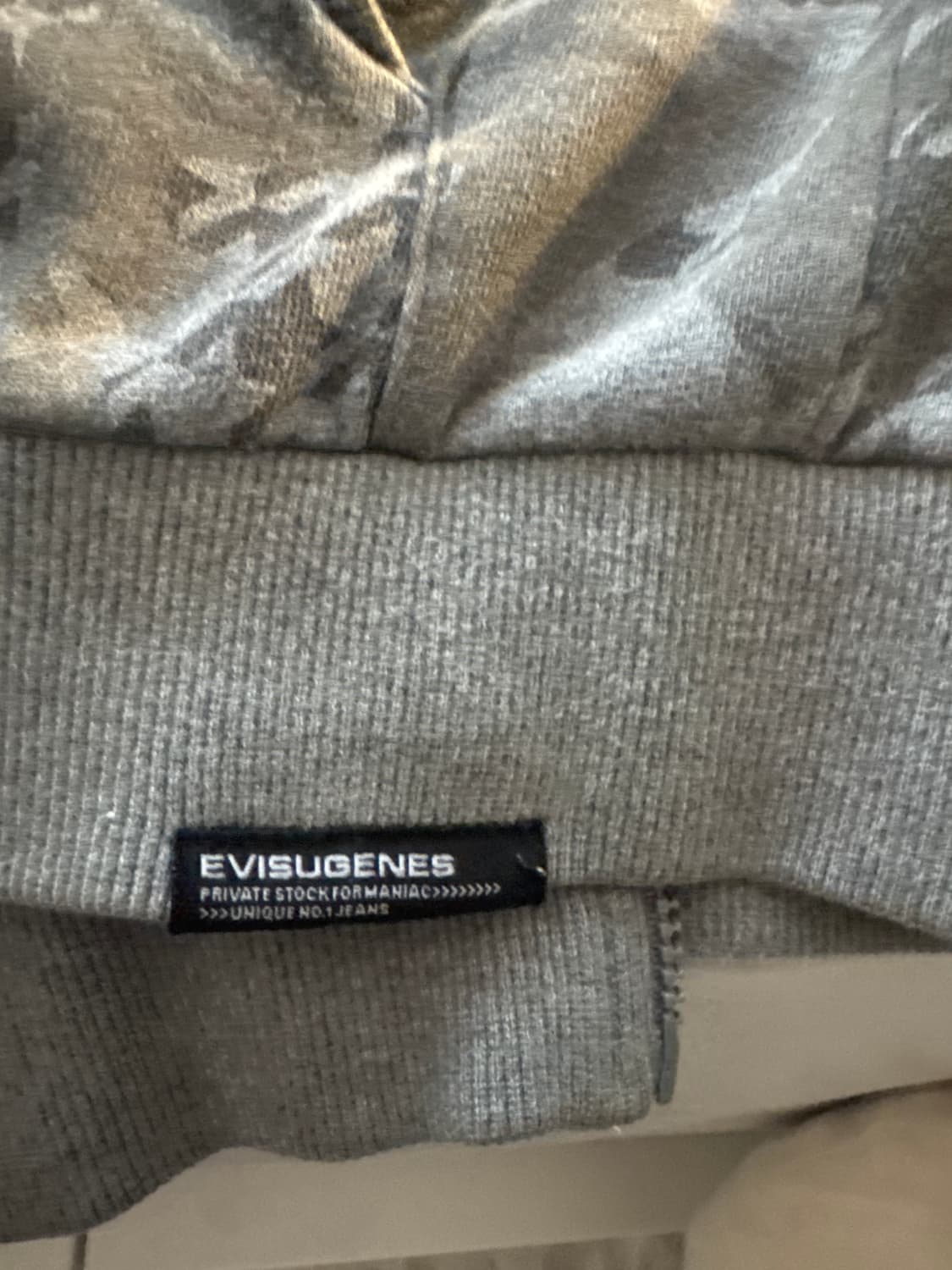 EVISU(에비수) 카모 패턴 후드직업 상품이미지3