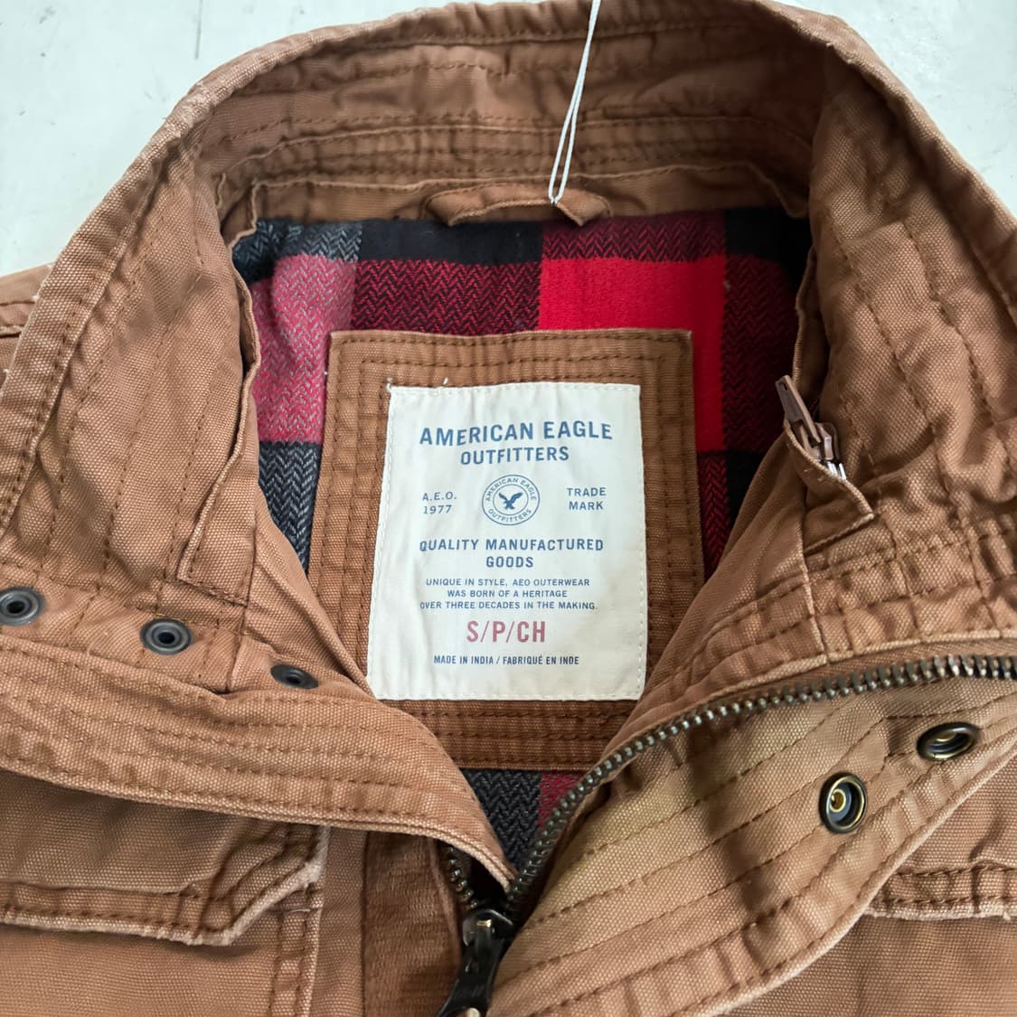 아메리칸 이글 빈티지 코튼 캔버스 필드 자켓 S 상품이미지5