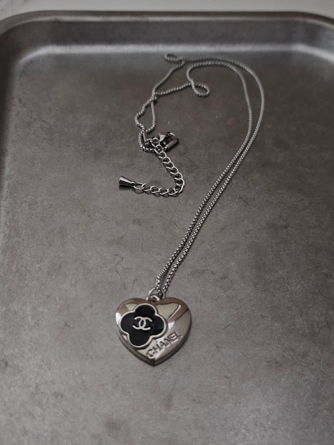 70샤넬 빈티지 정품 목걸이 업사이클링 써지컬체인 상품이미지3