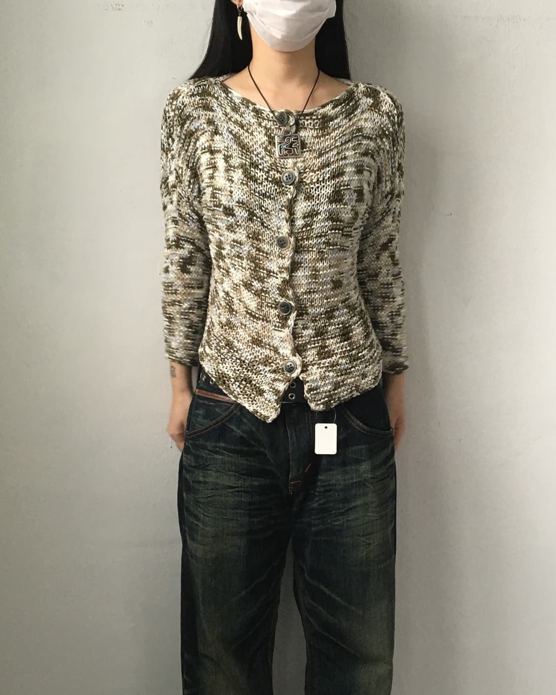 Benetton knit cardigan 상품이미지1