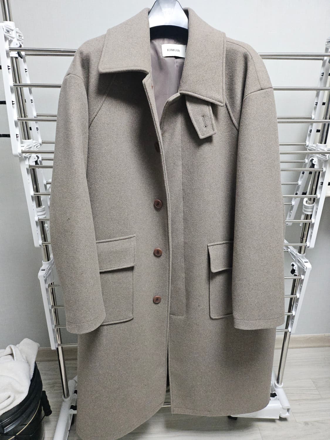 키뮤어 울 세미오버 발마칸코트 상품이미지4