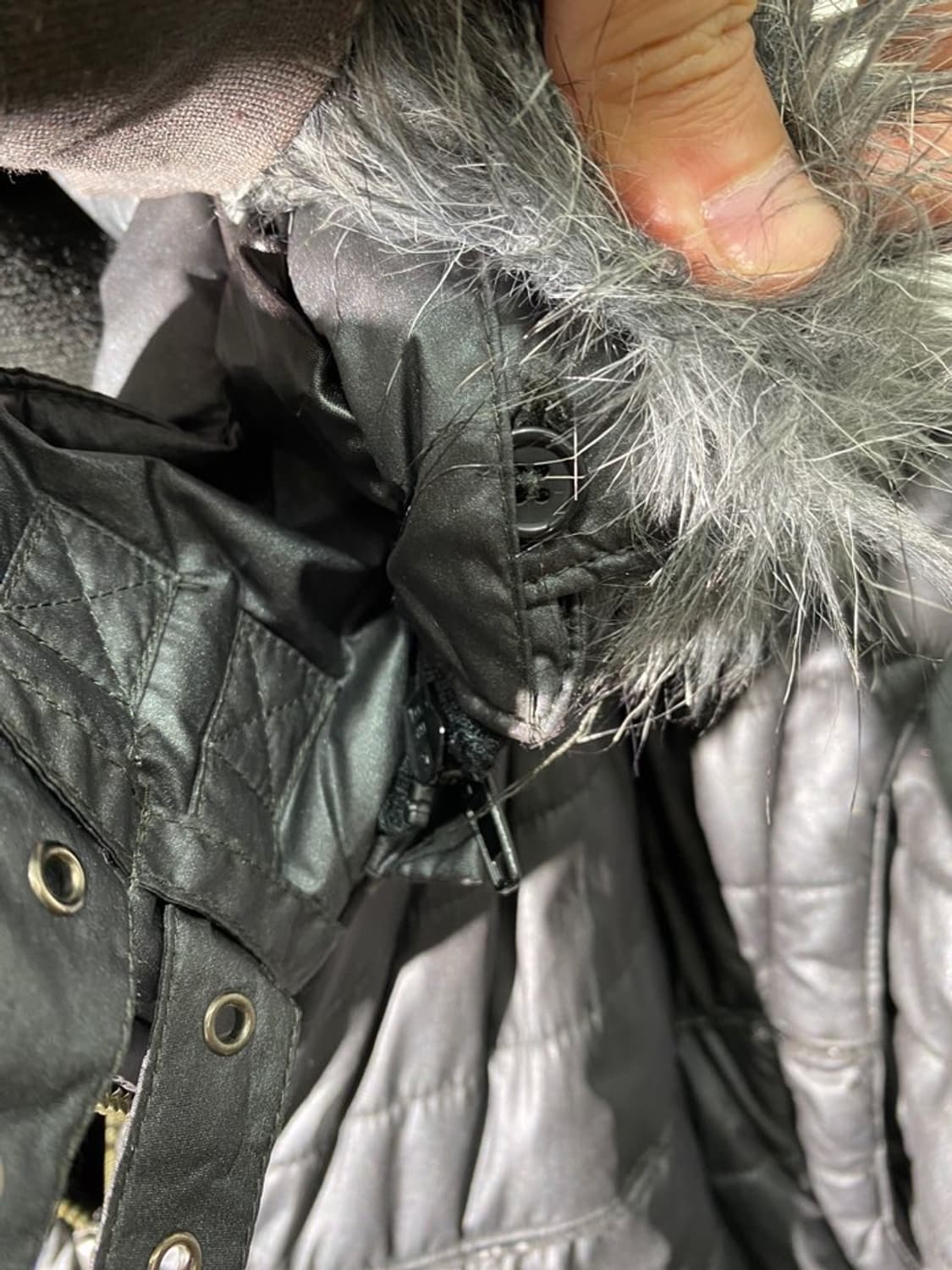 mossimo 트랜스폼 퍼 후드 패디드 자켓 상품이미지4