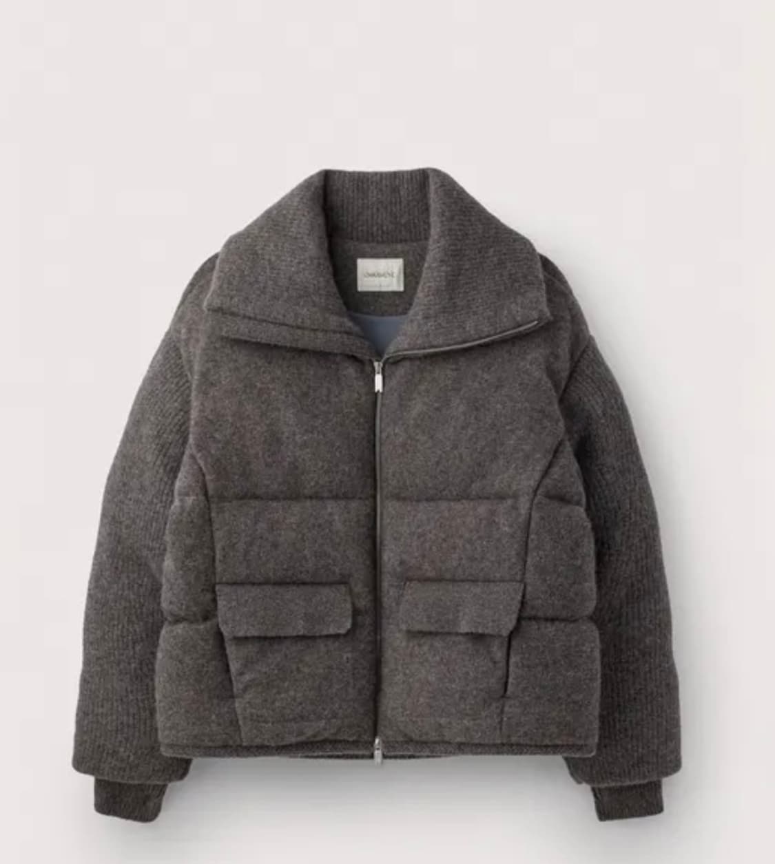 우마뭉 셔틀랜드 울 패딩 (차콜, L사이즈) 상품이미지1