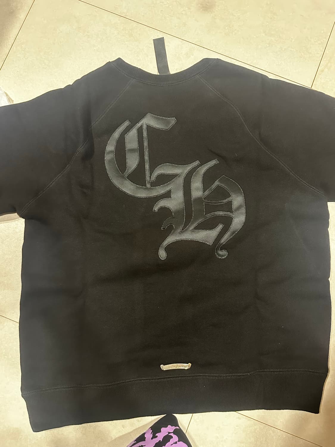 L) 크롬하츠 나일론 세메터리 크로스 패치 CH 맨투맨 상품이미지3