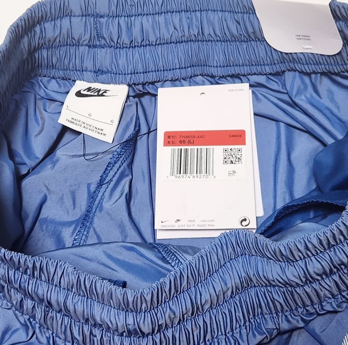 (새상품/주니어L)나이키 스포츠웨어 우븐 팬츠 트레이닝 바지 여성 츄리링 상품이미지6