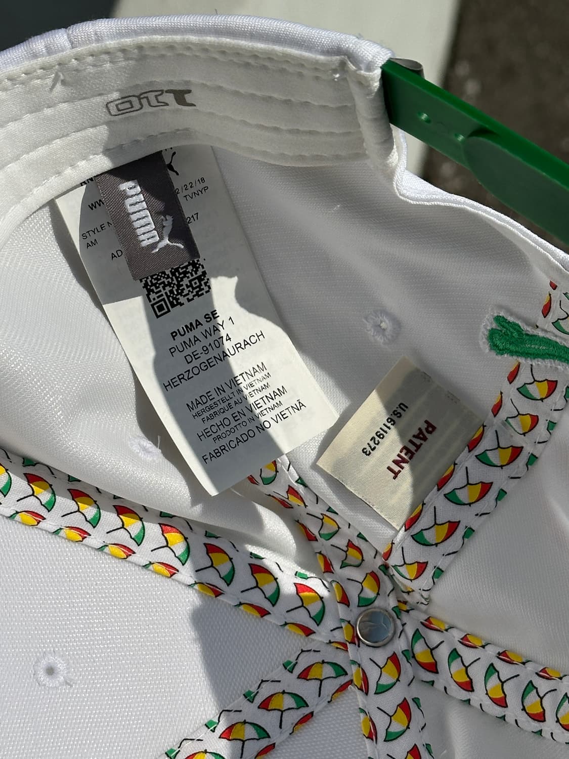 [F] 푸마 골프 화이트 스냅백 모자 상품이미지8