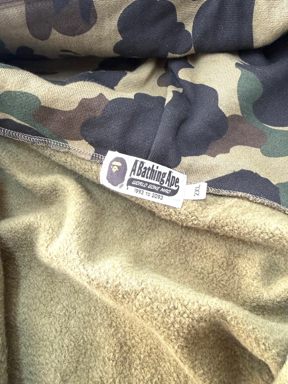 베이프 A BATHING APE 카모 샤크 풀집업 후드 상품이미지7
