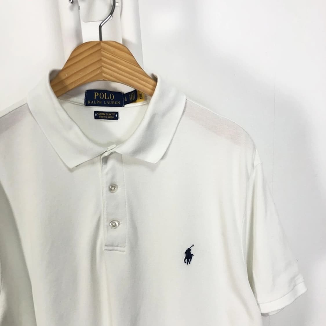 폴로 정품 반팔 pk티 큐알 커스텀슬림 상품이미지5